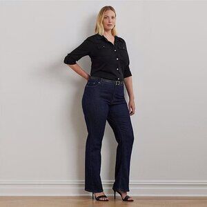 NWT New Ralph Lauren Lyn Boot cut Stretch Jeans Size 22W